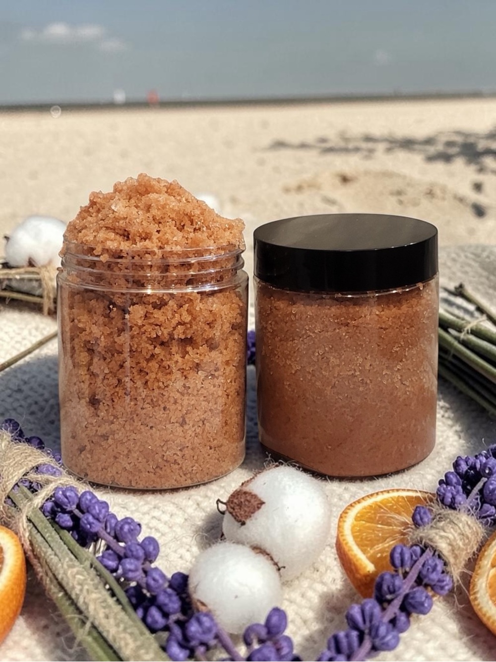 Body Scrub Skincare Beauty Exfoliation Salt Scrub Orchid & Vine Luxury Hydration - Picture 2 of 2